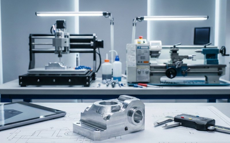 Masa Üstü Freze ve Mini Torna ile Prototip Üretimi: Küçük Seriler İçin Makine Parkı Önerisi